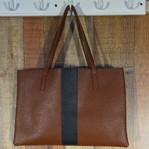 Vince Camuto Rich Brown Leather Bag